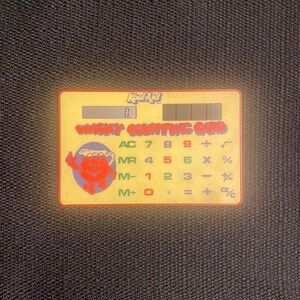 Rare Vintage Kool-Aid Solar Powered Calculator - Wacky Counting Card - Working